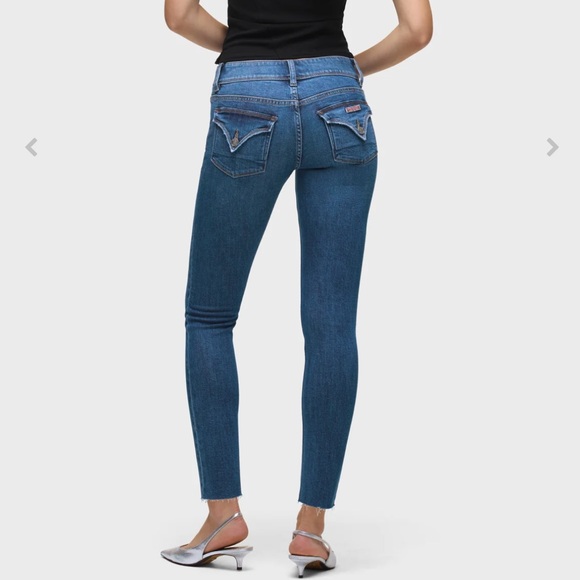 Hudson Collin Jeans Women's Dark Blue Straight Leg Jeans size 28 - Picture 2 of 8